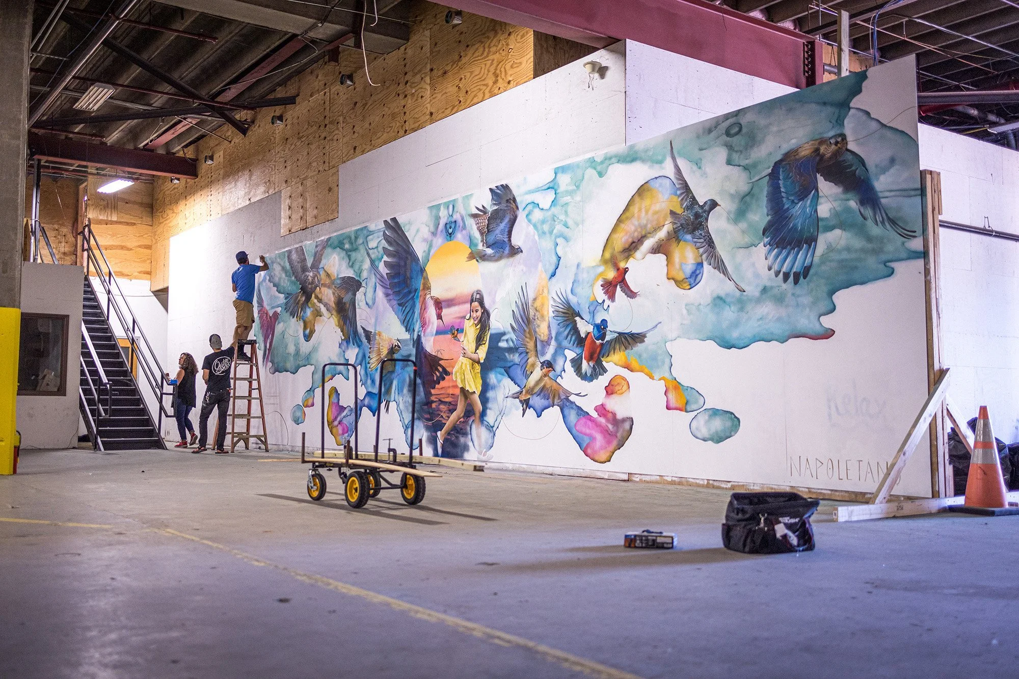 Nick Napoletano - Interior Mural for JLL — ArtPop